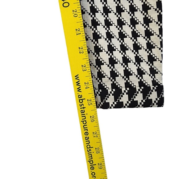 Zara Basic Women's Trouser Career Pants Size S Skinny Black and Cream Mid Rise - Picture 10 of 10